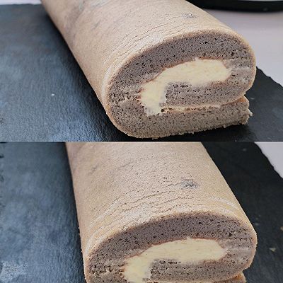 柠檬汁|紫薯蛋糕卷