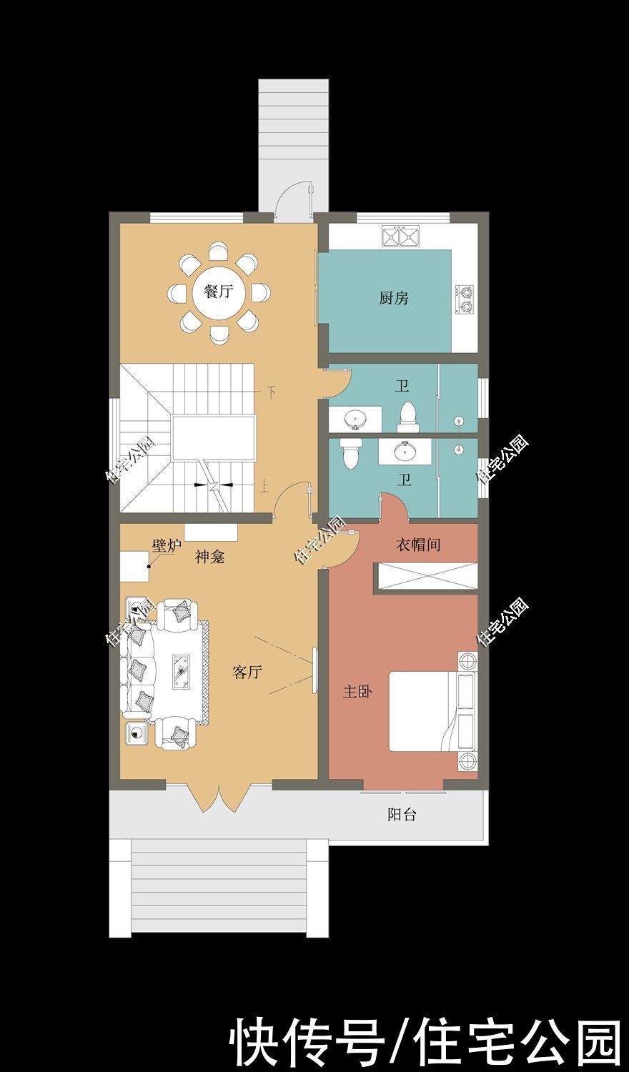 地下室|农村盖个地下室,既能停车还能看电影,这套8×12米户型可真实用