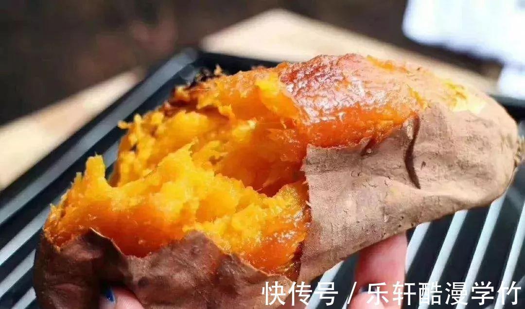红薯饼|我心中的红薯灵魂吃法——烤红薯