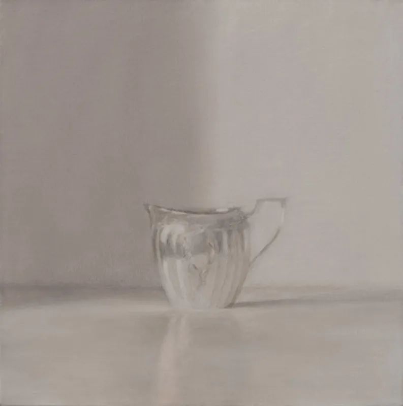 孤独感#柔和的光影和质感,她的静物画散发着一种孤独感!