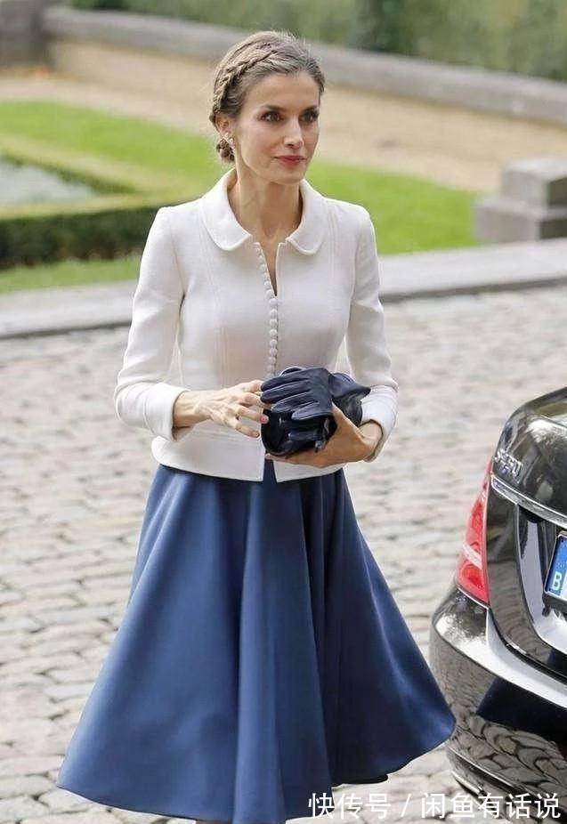 基础款|50岁穿衣高级比时髦更重要,学西班牙王后这样穿,优雅的不动声色