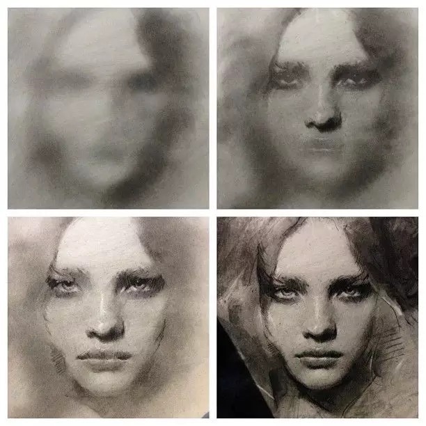 中国@他的素描不同于中国式素描的严谨,反而更像是变魔术!