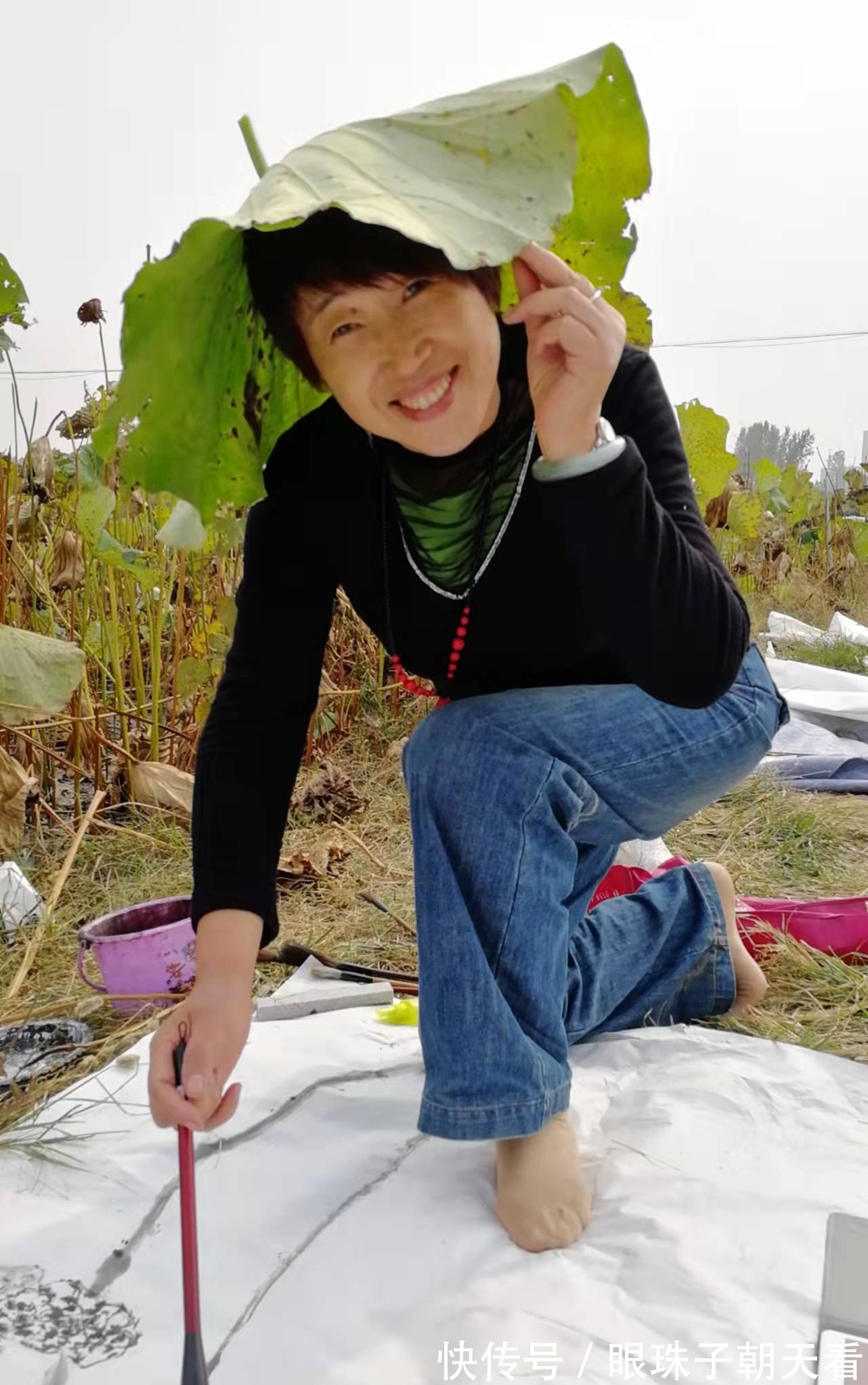 李颖@「直击书画」诗人、画家李颖“以文入画,以诗赋意”