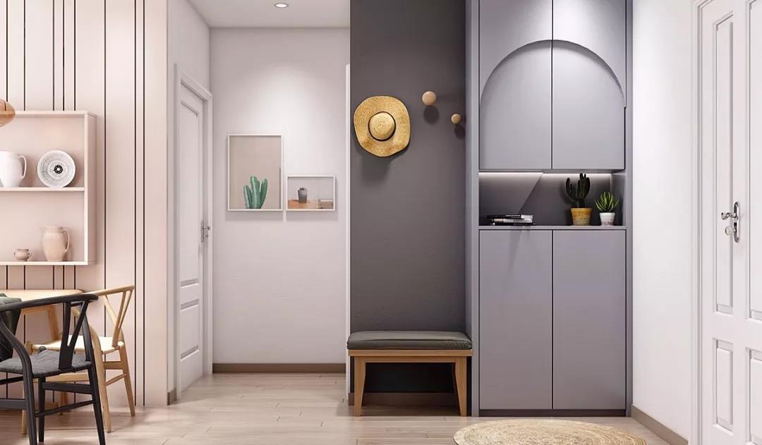 柜子|越来越多人家里玄关这样设计,实用又美观