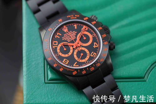 雕花 大c论表:blaken镀黑劳力士迪通拿,戴最黑的表做最亮的仔