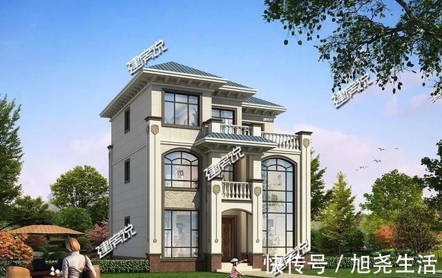 占地|占地102平的欧式别墅,36万建,找你的人不是相亲就是借图纸