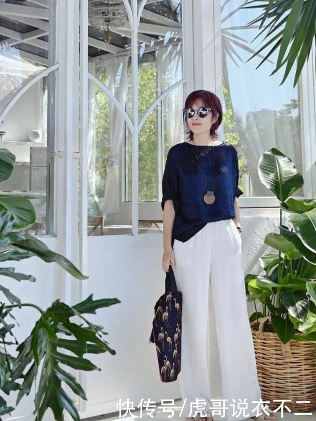 无龄感|50岁变美一点都不晚，不扮嫩不老气，夏季这样穿简约舒适又显气质