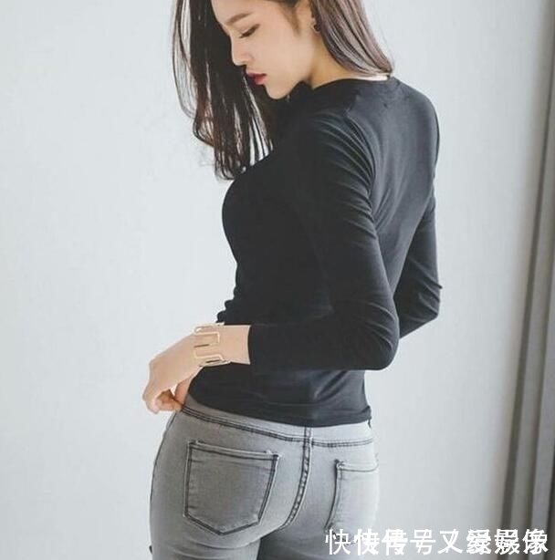 清新|清新迷人的牛仔裤美女，清爽十足，成熟又知性