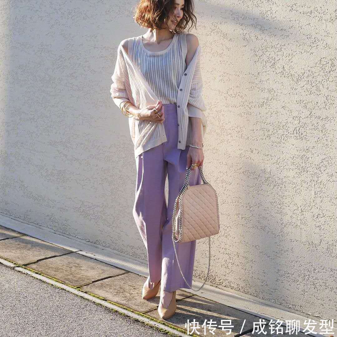 减龄|针织衫怎么穿避开“大妈感”?我整理了几种减龄穿法,温柔又高级