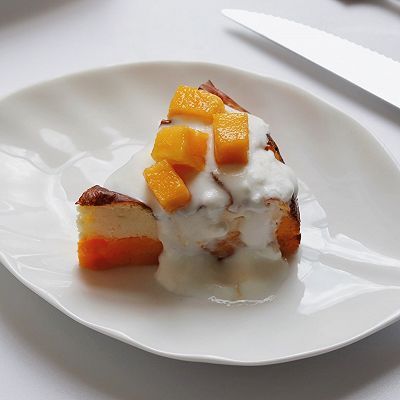 低脂红薯酸奶巴斯克蛋糕