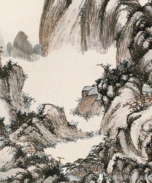 清初四王@每一笔都经过深思熟虑,学者型画家余绍宋绘《溪山无尽》