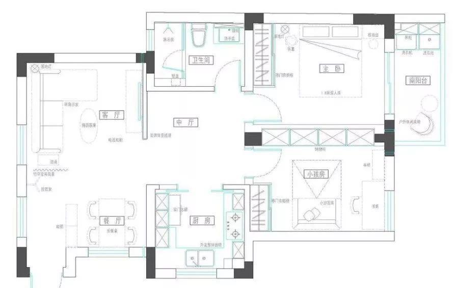 新房|看她家刚入住的新房,装修真心漂亮,以后等我有房子了,照着装!