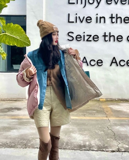 皮裤 羽绒服中用不中看?瞧潮人的个性穿搭,时髦又保暖,冬天穿正好!