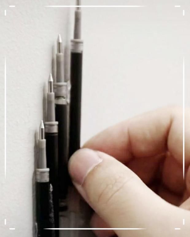 笔芯&美术生用笔芯作画,开始别浪费笔芯了,最后出价钱吧