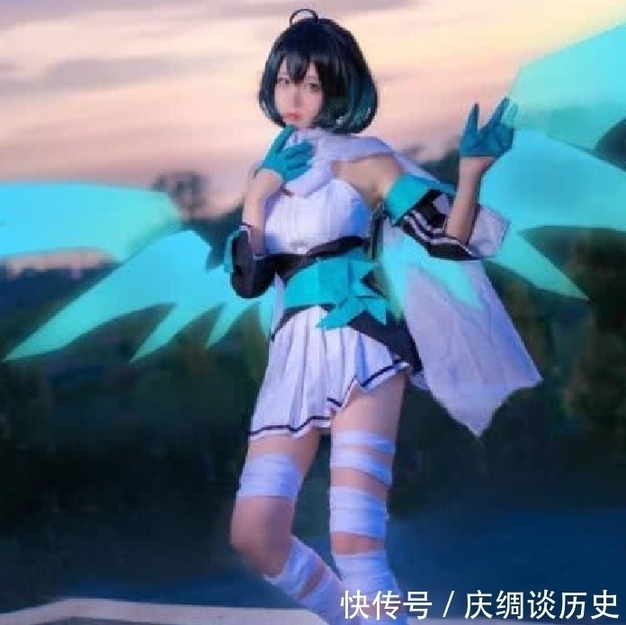 动漫|小姐姐cos温蒂，腿上的“绷带”不算啥，“飞起”那一刻才佩服