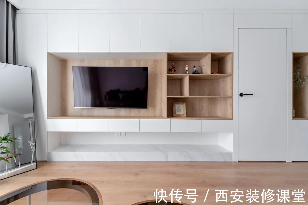 餐厅|90㎡两室简约,超级收纳不过时