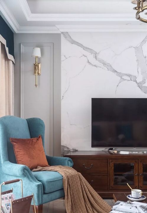 收纳|电视背景墙的26种装修方式,从此不止电视+装饰柜!