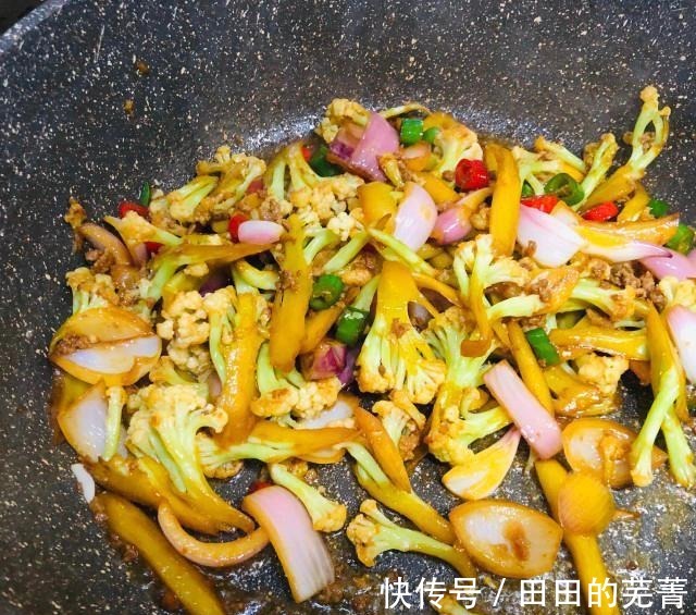 花菜|干锅花菜,花菜这样做简单又好吃!