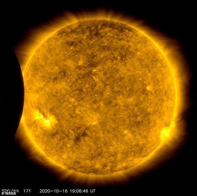 太阳突然缓慢消失44区域持续了约50分钟，被NASA观测卫星拍到