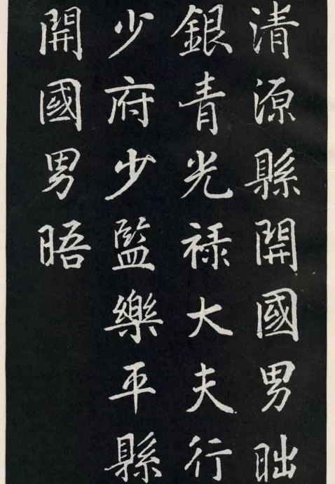 唐代颜真卿《郭家庙碑》(碑阴)欣赏