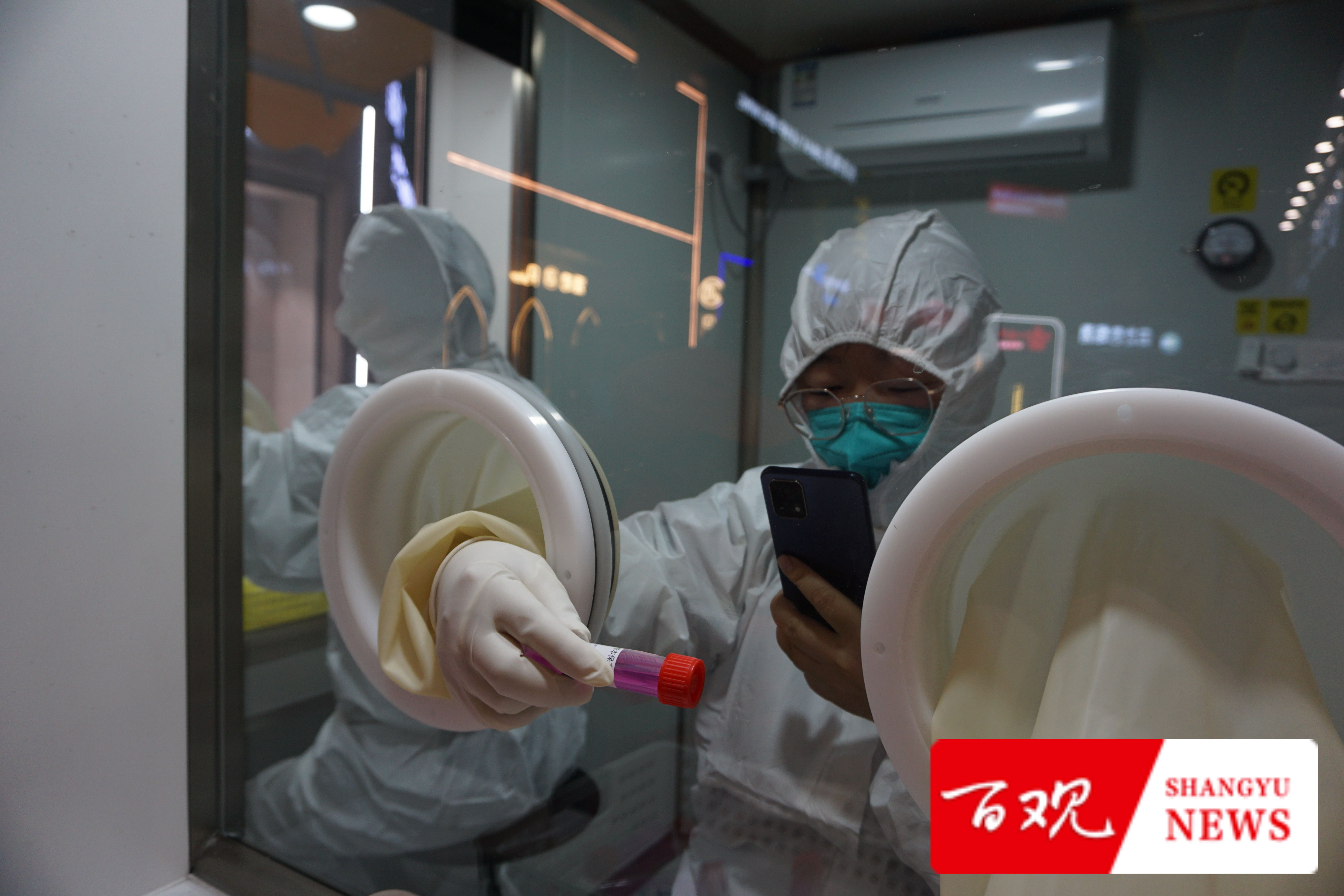 核酸|上虞首批移动核酸采样屋投入使用