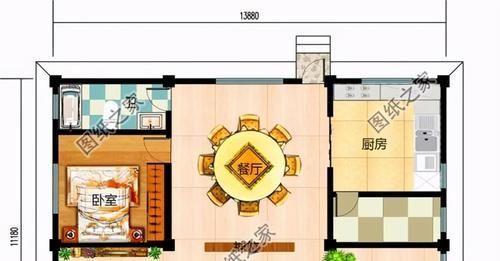 客厅|三款大开间三层别墅设计图，空间居住舒适感满满，与众不同的设计