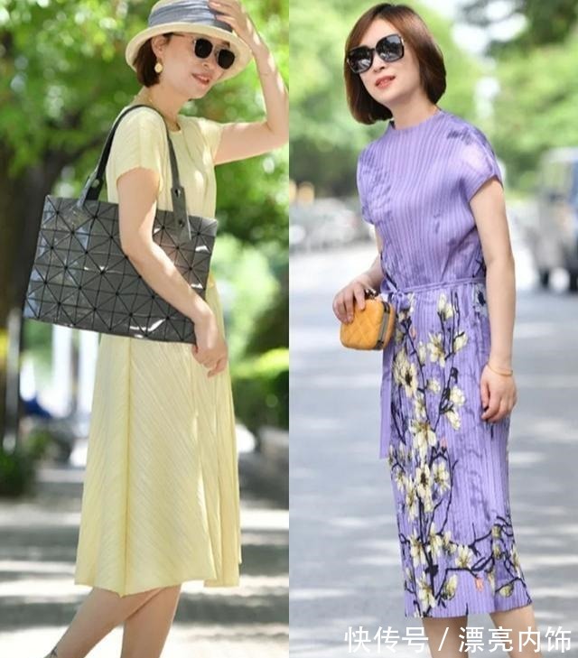 气质 50岁女人更要会打扮，这些精致优雅的气质穿搭，时尚减龄又养眼