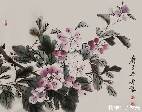  笔下|清心养眼多情趣---著名写意花鸟画家吴浪