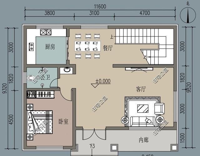 平面|实拍10省农村别墅,第4套、第7套经典又耐看,建第3套18万就够了