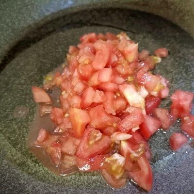 汤汁拌饭|虾滑番茄豆腐汤