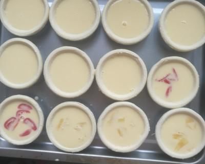 无淡奶油的蛋挞液制作方法（美的烤箱）