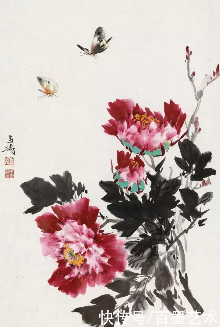 小写意|唯有牡丹真国色！小写意牡丹画150幅，美醉了