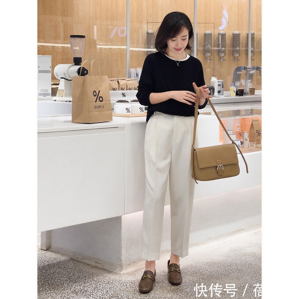 one 衣品比长相重要,把“西裤”穿到极致的女性,“高级感”扑面而来