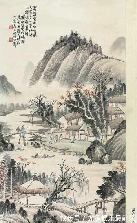 浑厚|你们有见如此古拙浑厚,朴实沉着的山水画吗?