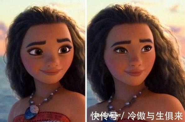 迪士尼动画|五官变正常的迪士尼公主,爱丽儿公主最可爱,艾莎女王失去美貌