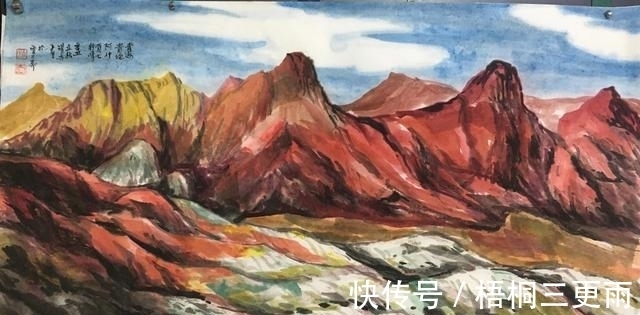 画家|佘山画友，上海甘肃画家中国画作品之一欣赏