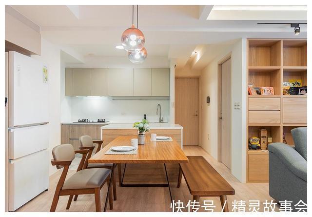 玄关|温暖，是对一个家最好的诠释！她家80㎡，清爽自然，太舒服了！