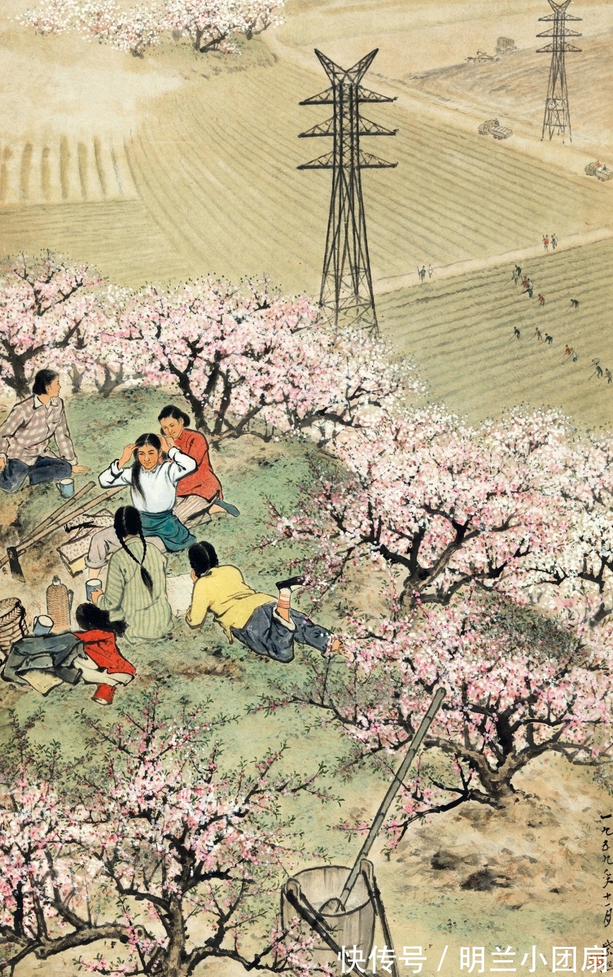 桃花林!怀旧50年代的画里中国(12)