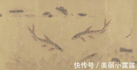 刘寀#东方画谱为何选清晰度不够的《落花游鱼图》入册?