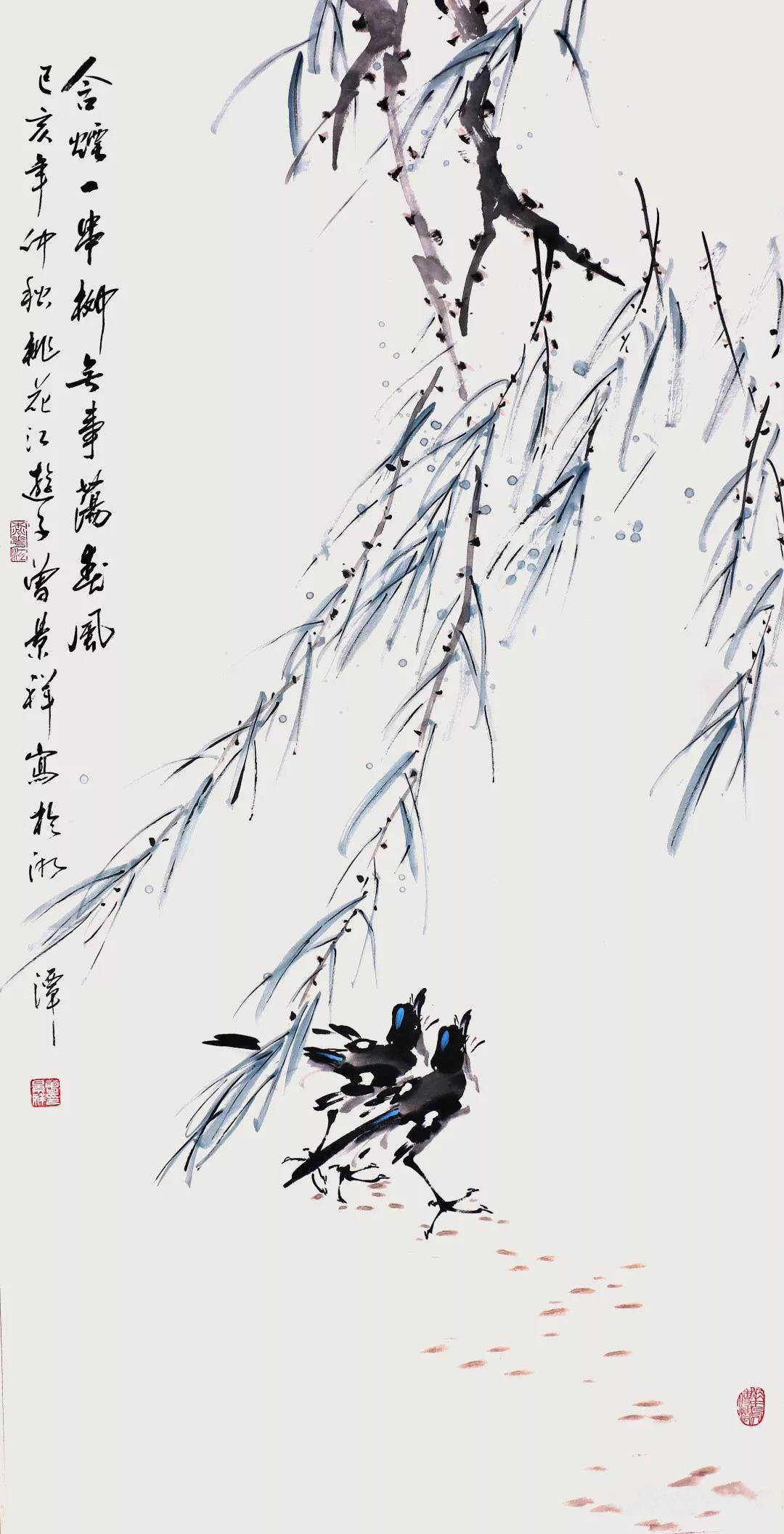 湘潭师范学院!翰墨丹青展风采——画家曾景祥花鸟画作品欣赏