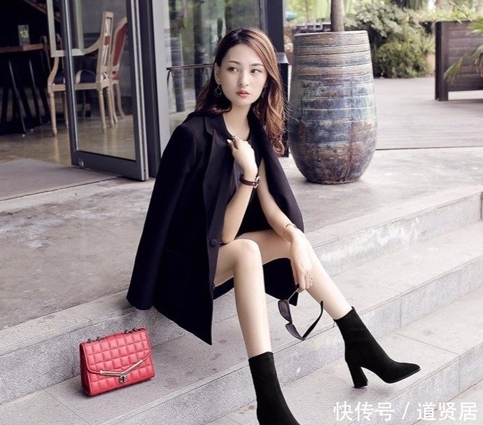 粗跟尖头短靴低跟百|又出一女鞋东北鞋,又叫“踏雪鞋,女人设计,上脚特好看