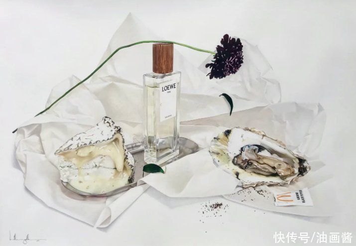  里克的作品|她的超写实作品被说是瞎画，放大5倍后，细节打脸专家