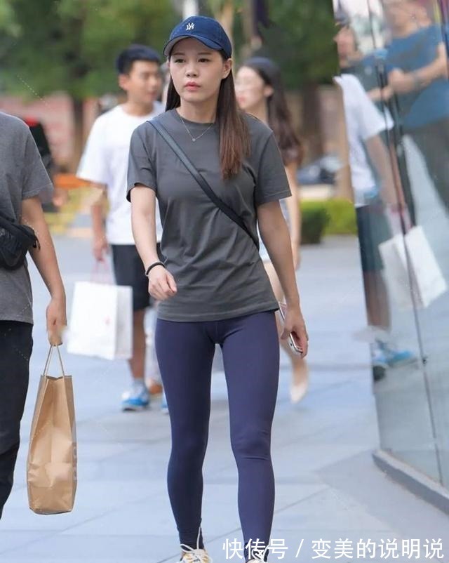 洋气 气质优雅的瑜伽裤装扮尽显洋气穿搭，美出自己的风格，青春时尚！