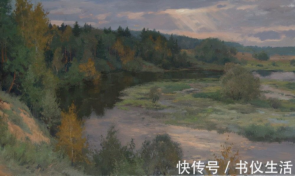 brusilov&超过冷军的俄罗斯画家,作品充满阳光,细节处理令人佩服