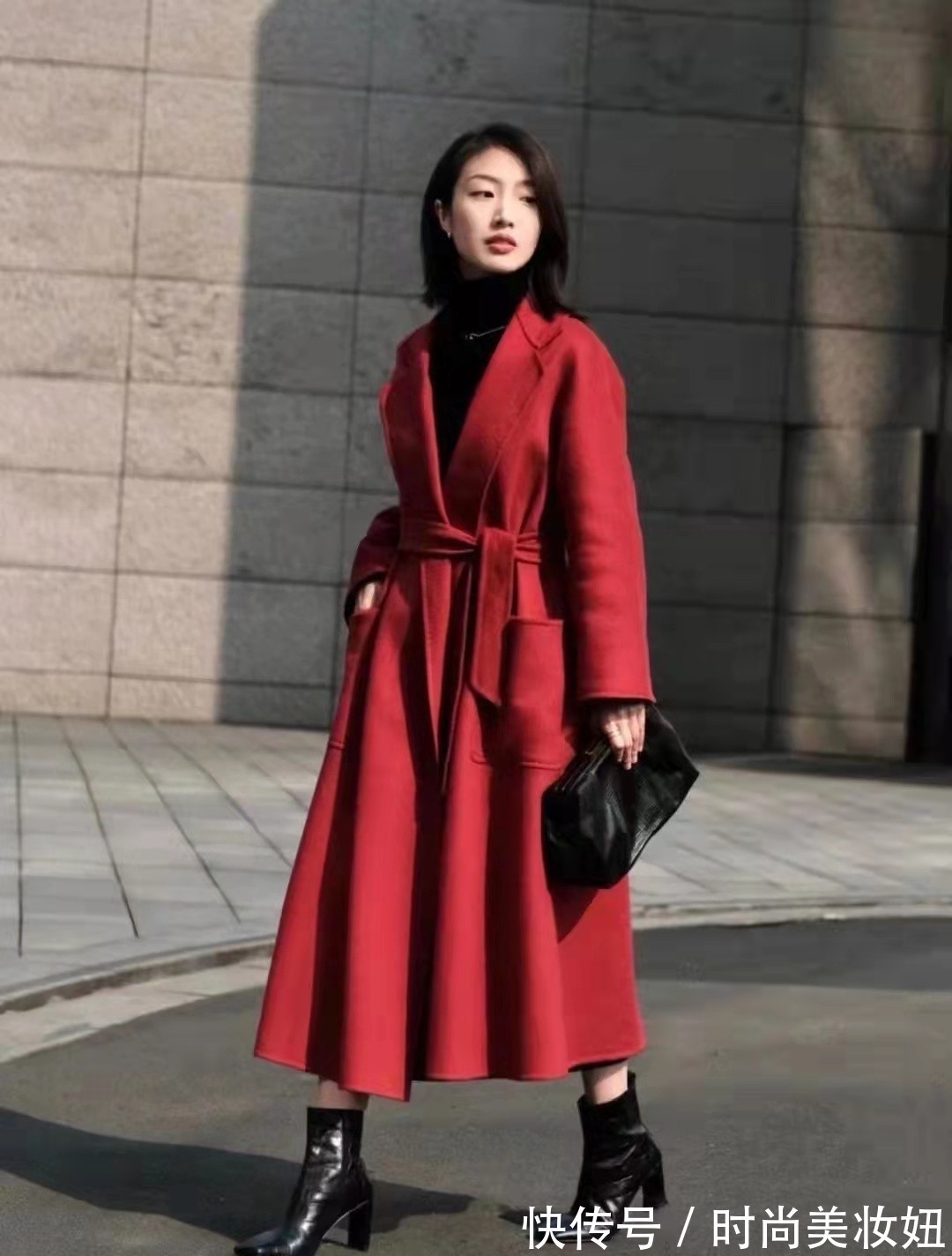 养眼 新年就是要“红红火火”,看这些气质穿搭太养眼,照穿美炸了