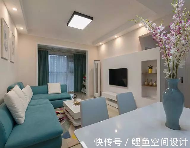 参观朋友家新房，蓝色系超漂亮，都舍不得走了