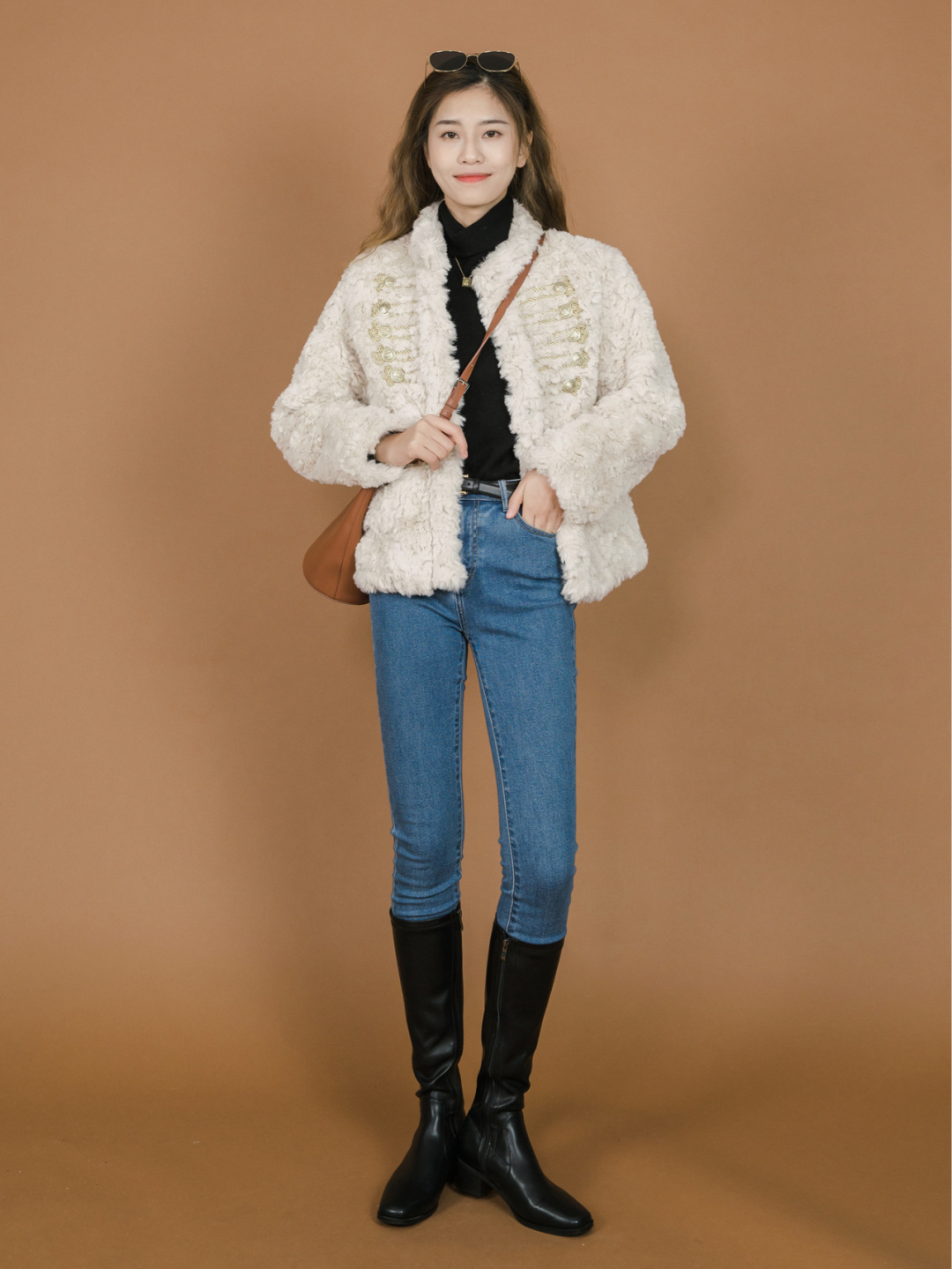 外套|寒冬的最强CP绝对是短外套+裤子,显高显瘦有气质,高级又时髦