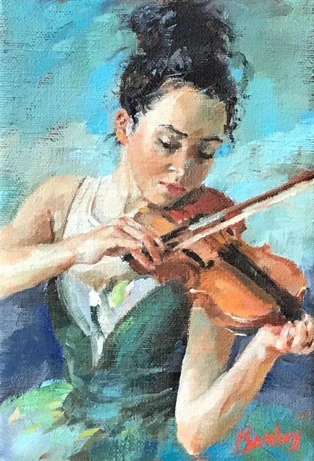 穆里尔|英国画家穆里尔笔下的舞女,身体张力的展现,舒展的弧度太美