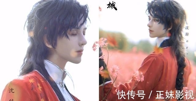 cos|《天官赐福》花怜牛车cos，谢怜的气质很温柔，沈辞的花城好看！
