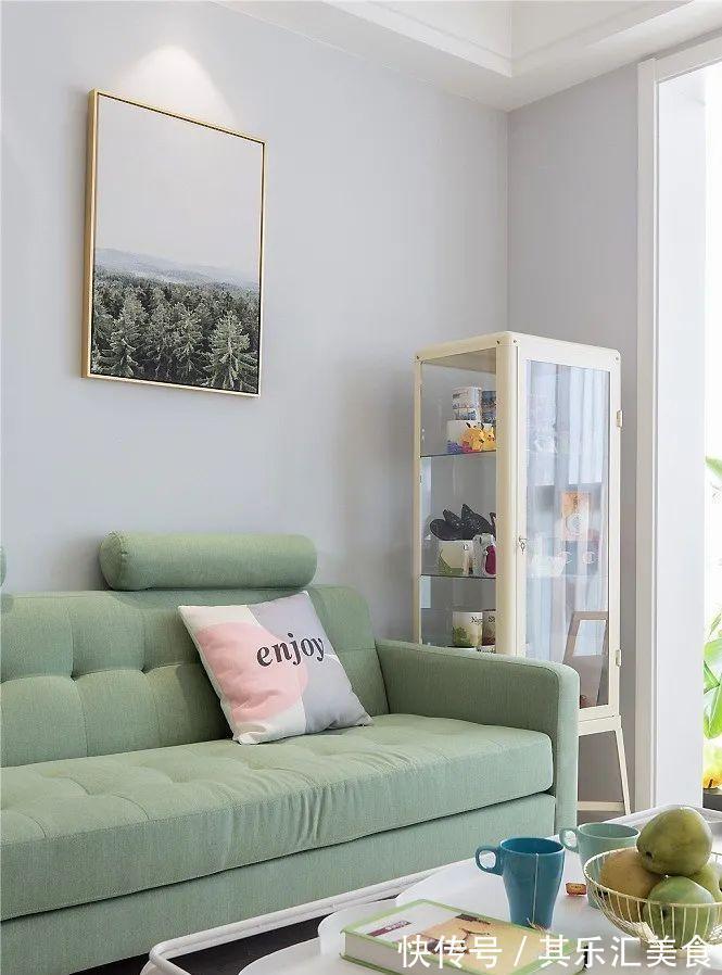 格调|82㎡北欧风小户型，清新舒适的环境，简直赶上了样板间效果！